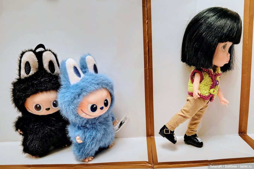 Данутка и Лабубу — Азиатские виниловые куклы (разное): Китай