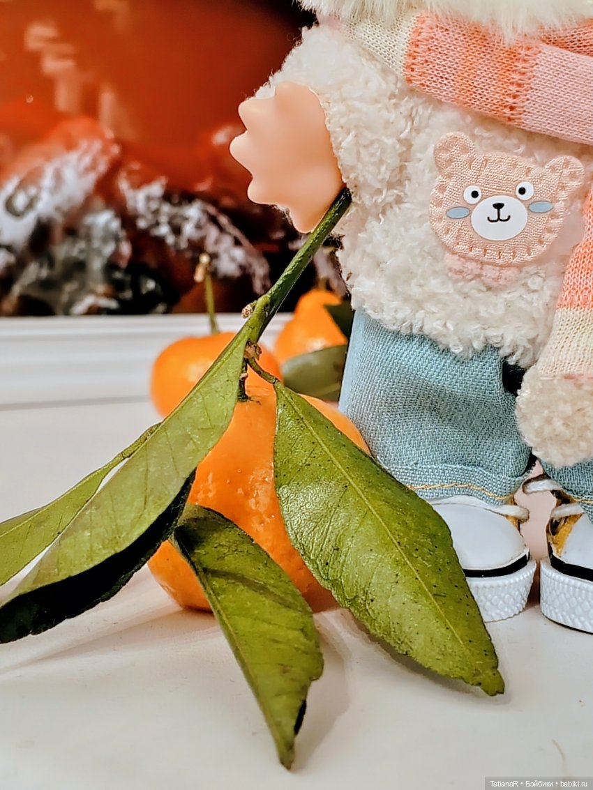 Новогодние мандариновые Лабубу (фото 10)