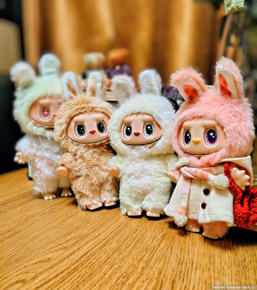 Новогодние мандариновые Лабубу