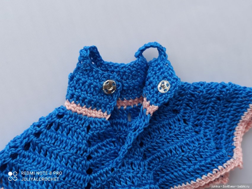 МК "Платье №4 для Baboliy крючком" | Бэйбики МК "Платье №4 для Baboliy крючком" (фото 10)