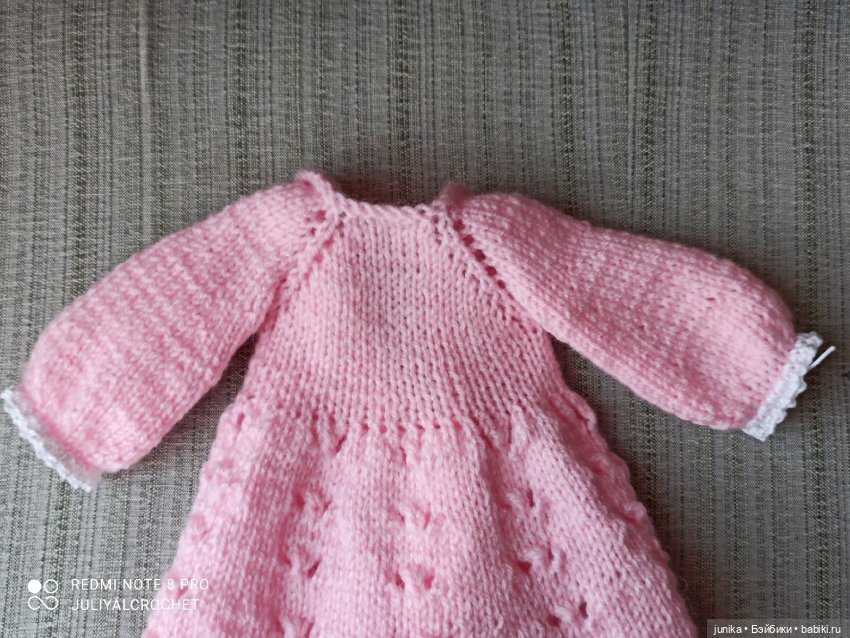 Мастер-класс "Платье для Паолок спицами" | Бэйбики Мастер-класс "Платье для Паолок спицами" (фото 6)