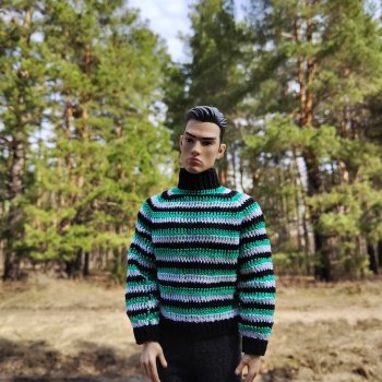 На прогулке в лесу.