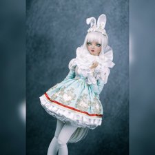 Продам полный комплект с обувью /outfit- "Белый кролик" для Feeple60