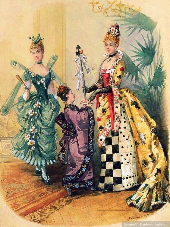 Викторианский маскарад, эдвардианский автохром, модная периодика 19 века и антикварные куклы