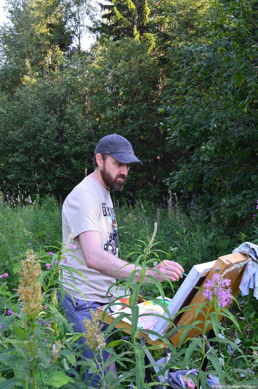 Пленэр вместе с Брю. Как я работаю