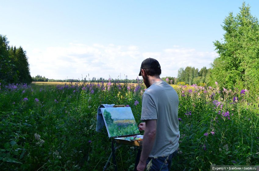 Пленэр вместе с Брю. Как я работаю (фото 5)