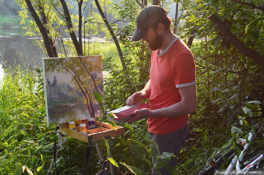 Брю в августовской дымке. Продолжение пленэра