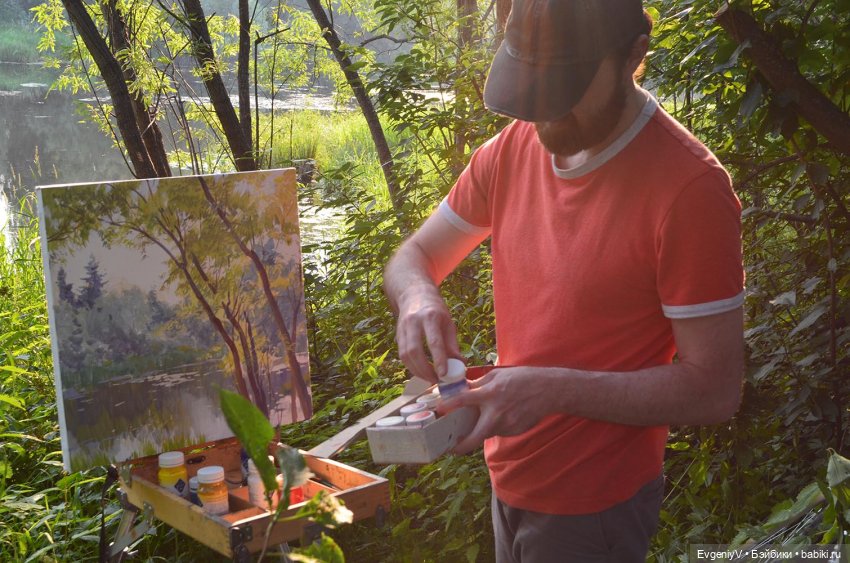Брю в августовской дымке. Продолжение пленэра