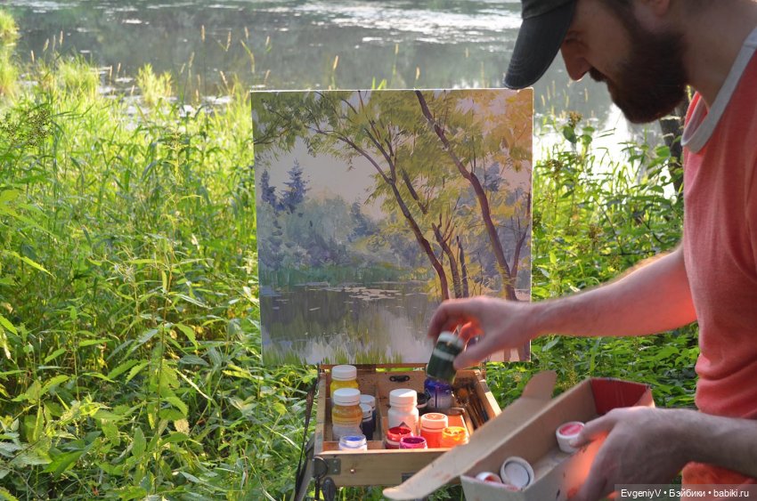 Брю в августовской дымке. Продолжение пленэра