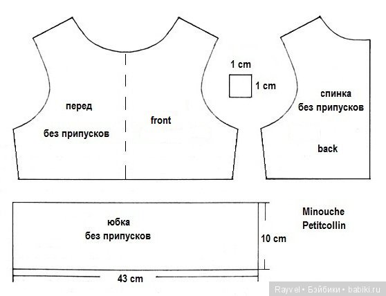 Платье для Minouche Petitcollin от Sylvia Natterer. Выкройка | Бэйбики Платье для Minouche Petitcollin от Sylvia Natterer. Выкройка