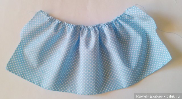 Платье для советской куклы на основе выкройки платья для Минуш | Бэйбики Платье для советской куклы на основе выкройки платья для Минуш (фото 8)