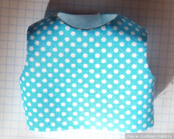 Платье для советской куклы на основе выкройки платья для Минуш | Бэйбики Платье для советской куклы на основе выкройки платья для Минуш (фото 6)