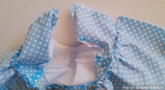 Платье для советской куклы на основе выкройки платья для Минуш | Бэйбики Платье для советской куклы на основе выкройки платья для Минуш (фото 10)