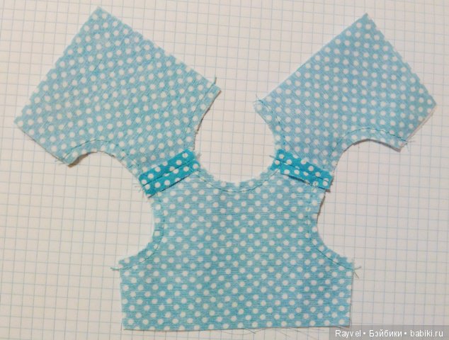 Платье для советской куклы на основе выкройки платья для Минуш | Бэйбики Платье для советской куклы на основе выкройки платья для Минуш (фото 3)