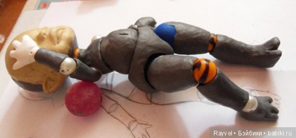 лягушечка Тихиро | Бэйбики Лягушечка Тихиро — Авторские шарнирные куклы своими руками: лепка (фото 4)