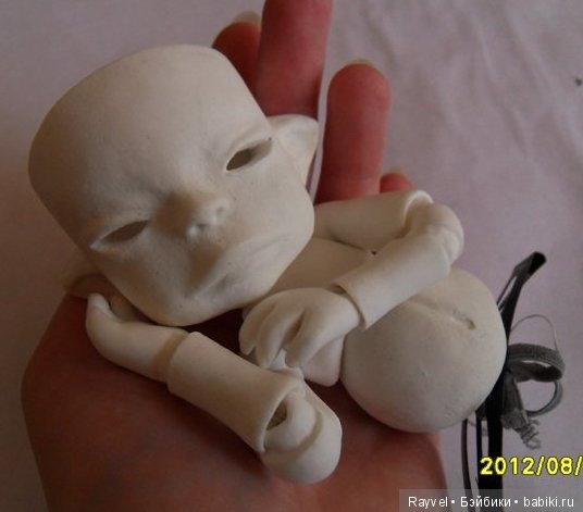 лягушечка Тихиро | Бэйбики Лягушечка Тихиро — Авторские шарнирные куклы своими руками: лепка (фото 8)