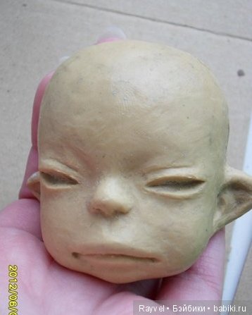 лягушечка Тихиро | Бэйбики Лягушечка Тихиро — Авторские шарнирные куклы своими руками: лепка (фото 2)