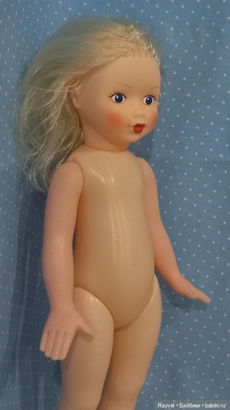 Гибрид куклы-перчатки от Огонька с телом для куклы от Ивановской фабрики. Фото нюд (фото 2)