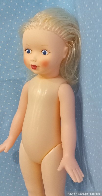 Гибрид куклы-перчатки от Огонька с телом для куклы от Ивановской фабрики. Фото нюд (фото 3)