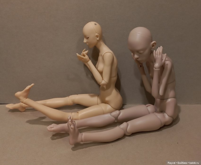 Сравнение Лоры Ptichka Artdolls и Умки Murvenart (нюд) (фото 8)