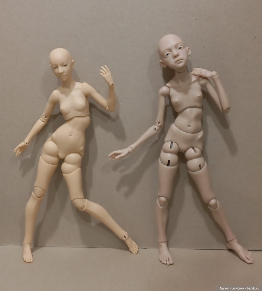 Сравнение Лоры Ptichka Artdolls и Умки Murvenart (нюд) (фото 6)