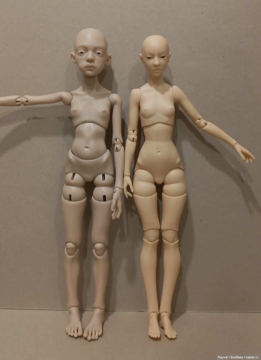 Сравнение Лоры Ptichka Artdolls и Умки Murvenart (нюд)