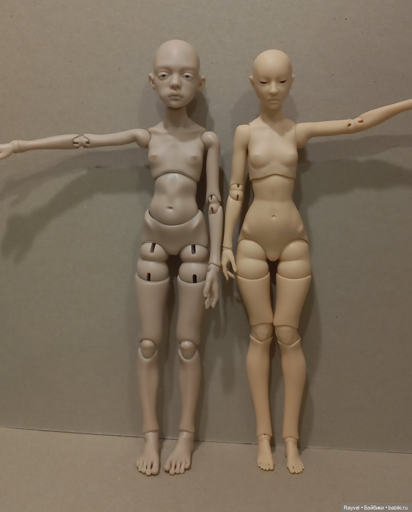 Сравнение Лоры Ptichka Artdolls и Умки Murvenart (нюд)