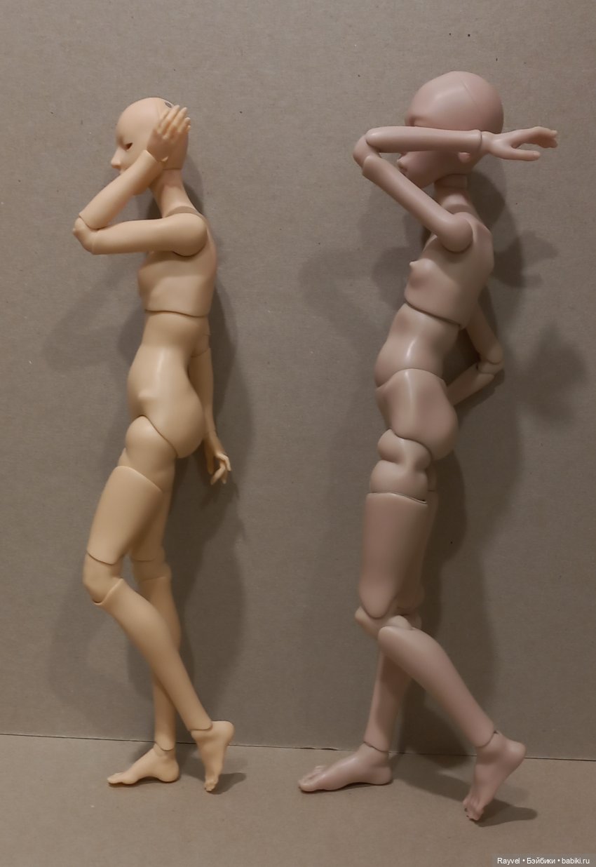 Сравнение Лоры Ptichka Artdolls и Умки Murvenart (нюд) (фото 5)