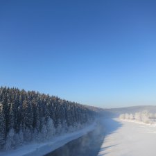 Поездка зимой в деревню