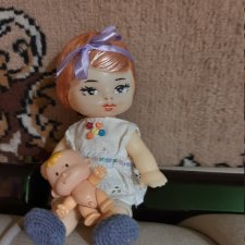 Маленькая винтажная симпатяга-куколка из Киева (Победа) Маленькая винтажная симпатяга-куколка из Киева (Победа)