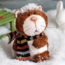 Зимние забавы кота Юко