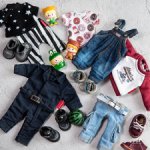 Комплекты с обувью для малышей