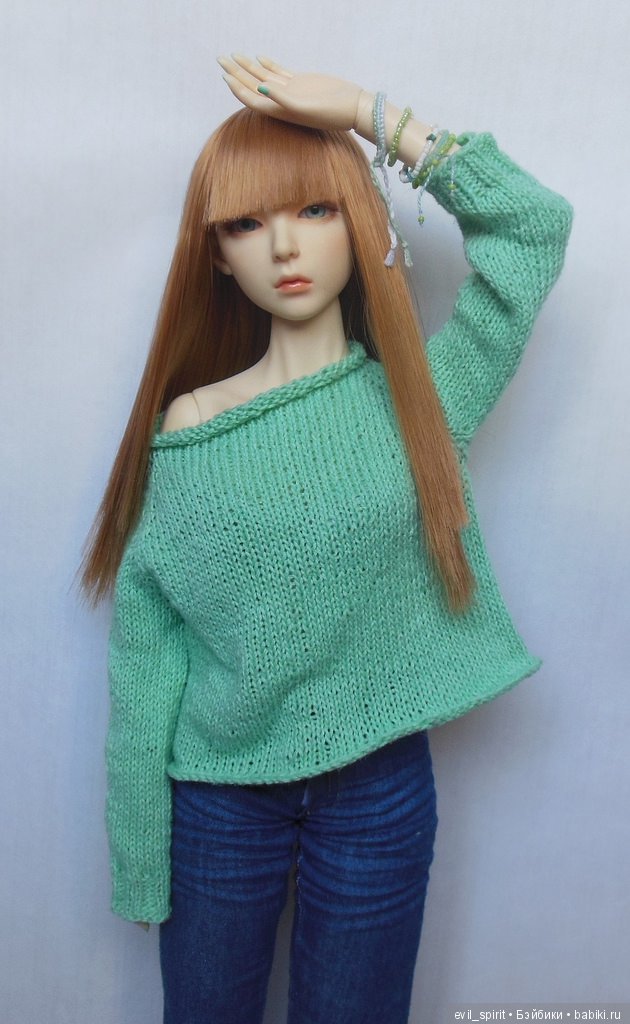 Девушка в зелёном свитере (фото 3)