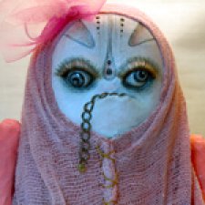 Цаца Трельяжная. Авторская кукла