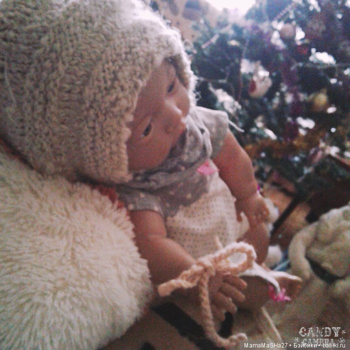 Новый чепчик) Первая вязаночка)