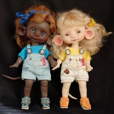 Озорные мышата от Никки Бритт "в образе" (полный комплект с документами)