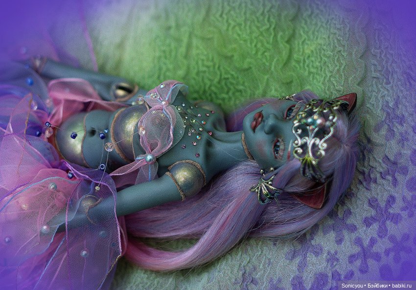 фарфоровая шарнирная кукла