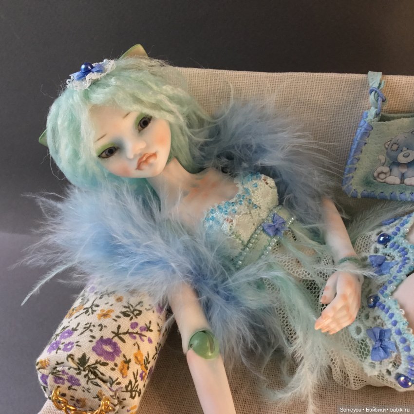 Мои сказочные фарфоровые кошки (фото 5)