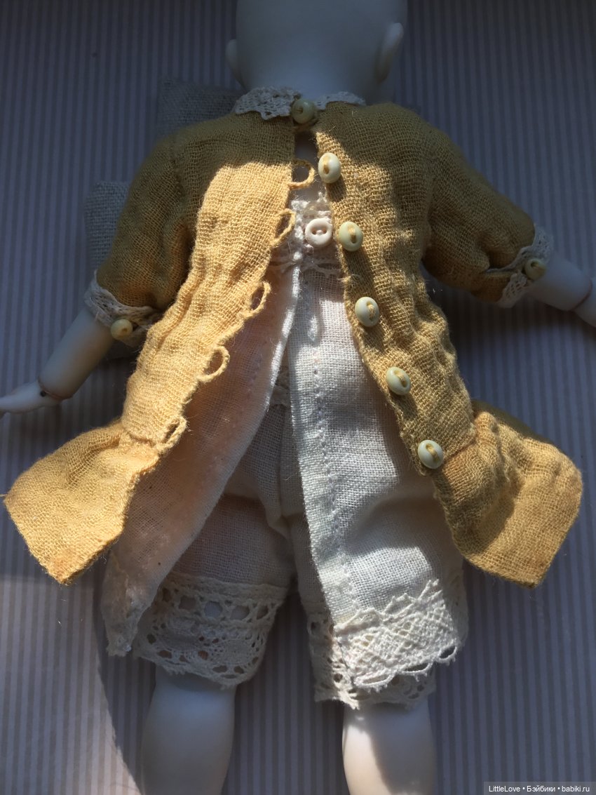 Малышка под старину — Авторские куклы в антикварном стиле: будуарные (фото 4)