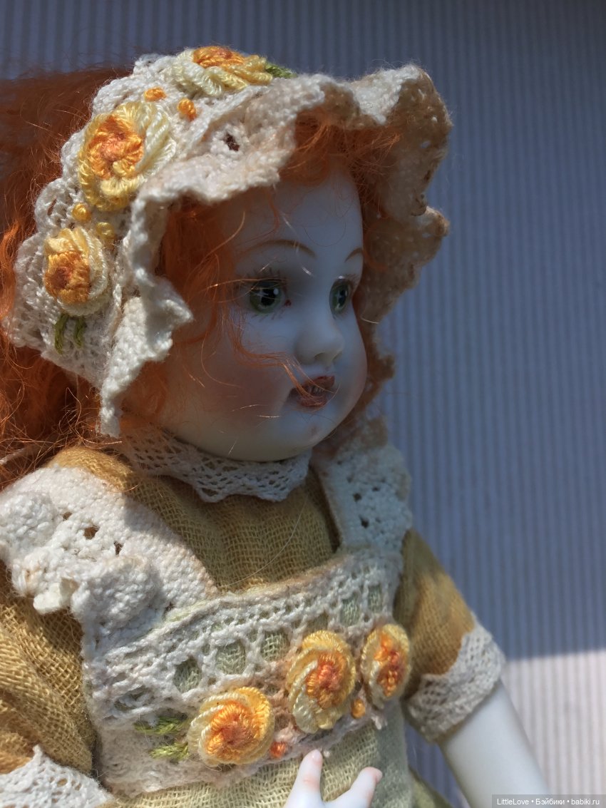 Малышка под старину — Авторские куклы в антикварном стиле: будуарные (фото 7)