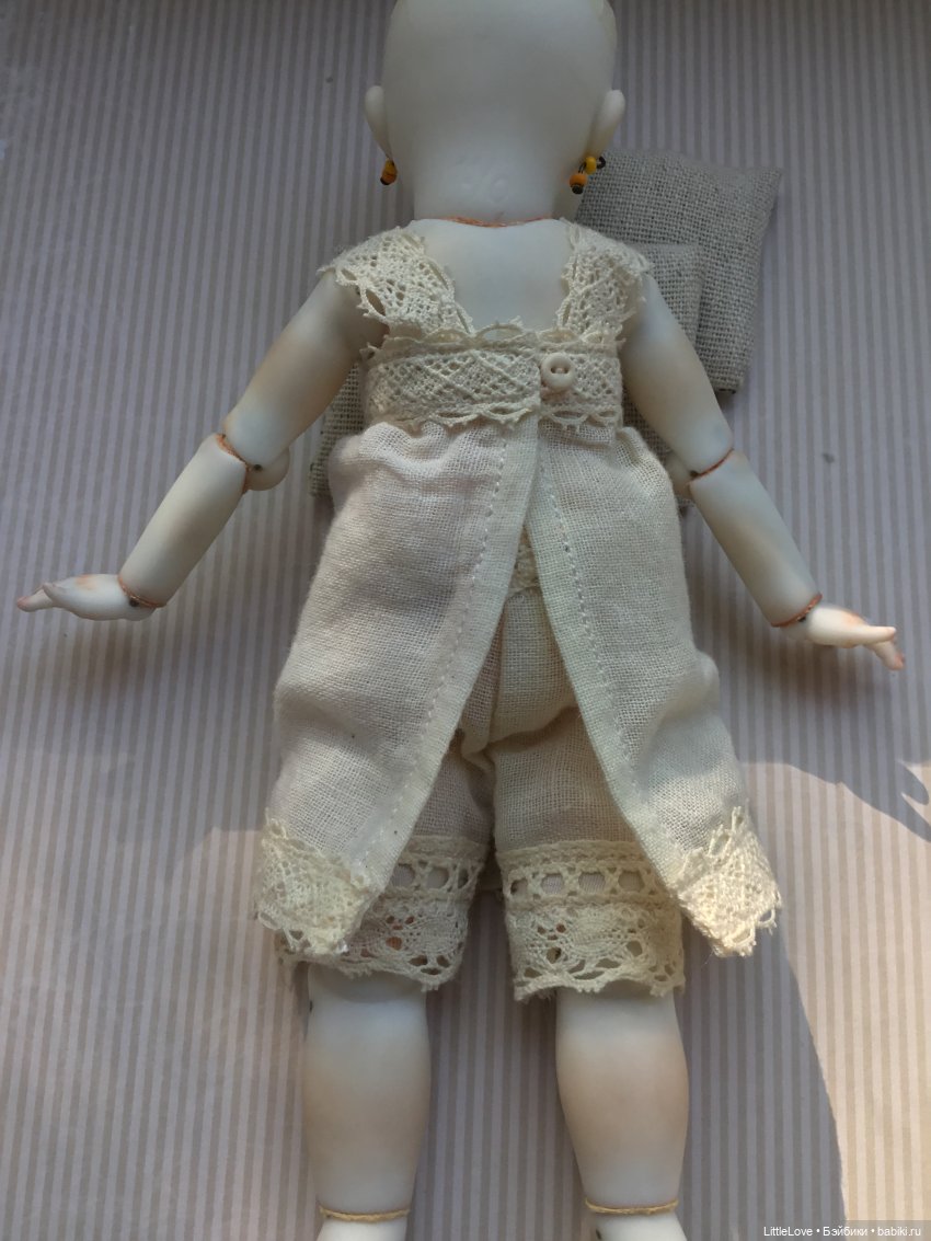 Малышка под старину — Авторские куклы в антикварном стиле: будуарные (фото 3)