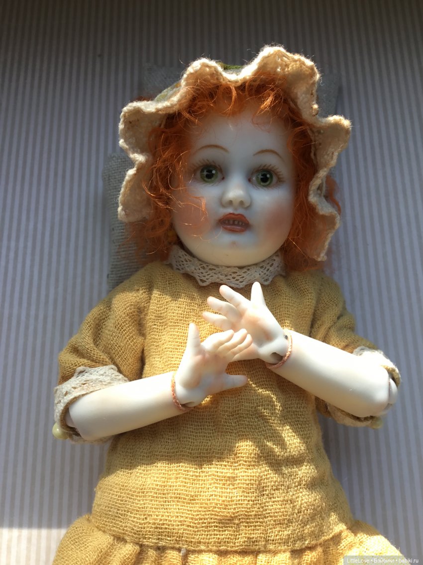 Малышка под старину — Авторские куклы в антикварном стиле: будуарные (фото 5)