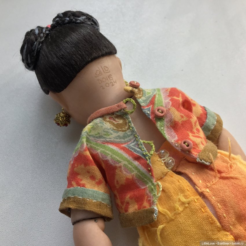 Фантазии на тему Фриды — Авторские куклы в антикварном стиле: будуарные (фото 7)