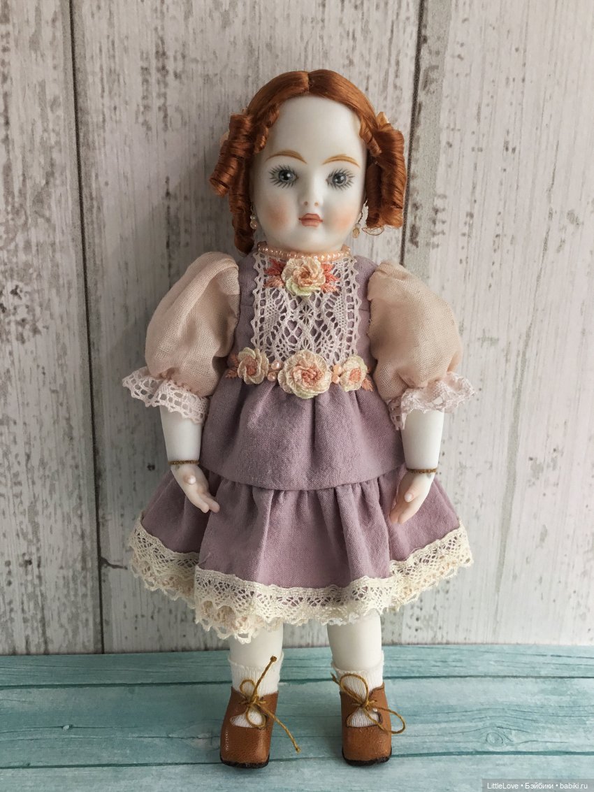 Грушенька примоднилась — Авторские куклы в антикварном стиле: будуарные