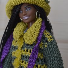 Комплект одежды для Барби "Весенний сад".