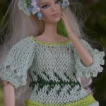 Платье и кокошник для Барби "Аленушка".