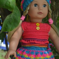 Комплект одежды  для куклы Gotz 46 см, Американская девочка, Journey girls,Our Generation и аналоги.