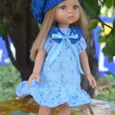 Комплект одежды для куклы Paola Reina " Васильки".