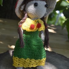 Грибная фея "Майя". Игрушка ручной работы.