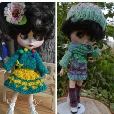 Комплект одежды для куклы Блайз ( Blythe). 2 варианта!